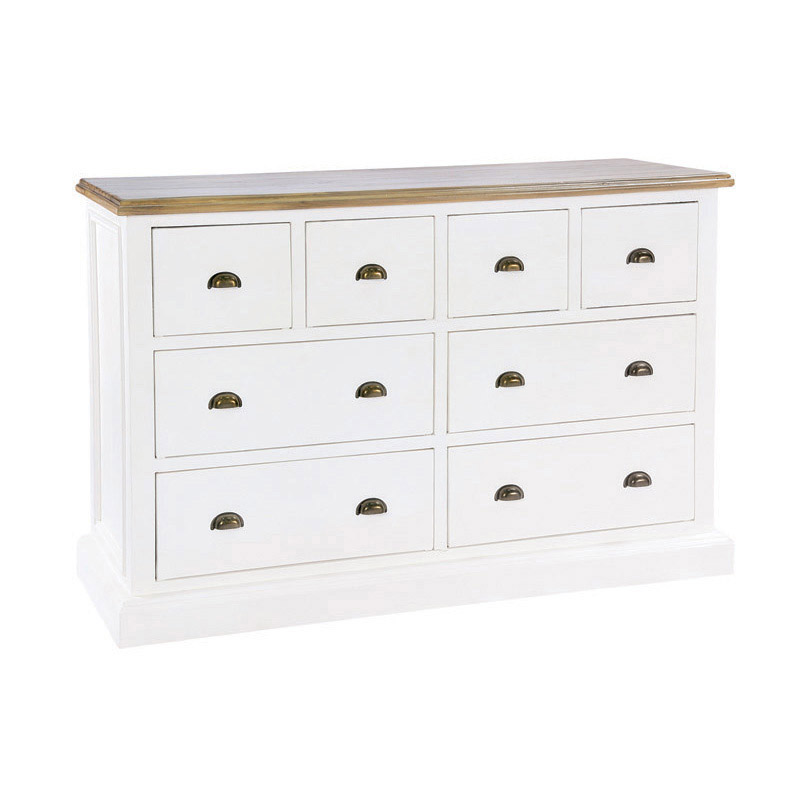 Lulworth  4 Over 4 Drawer Wide Chest