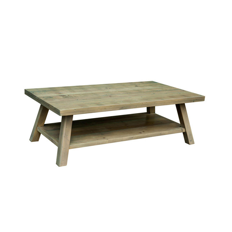 Rustica Coffee Table with Shelf