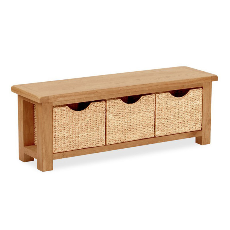 Clifton 27 Bench with Baskets