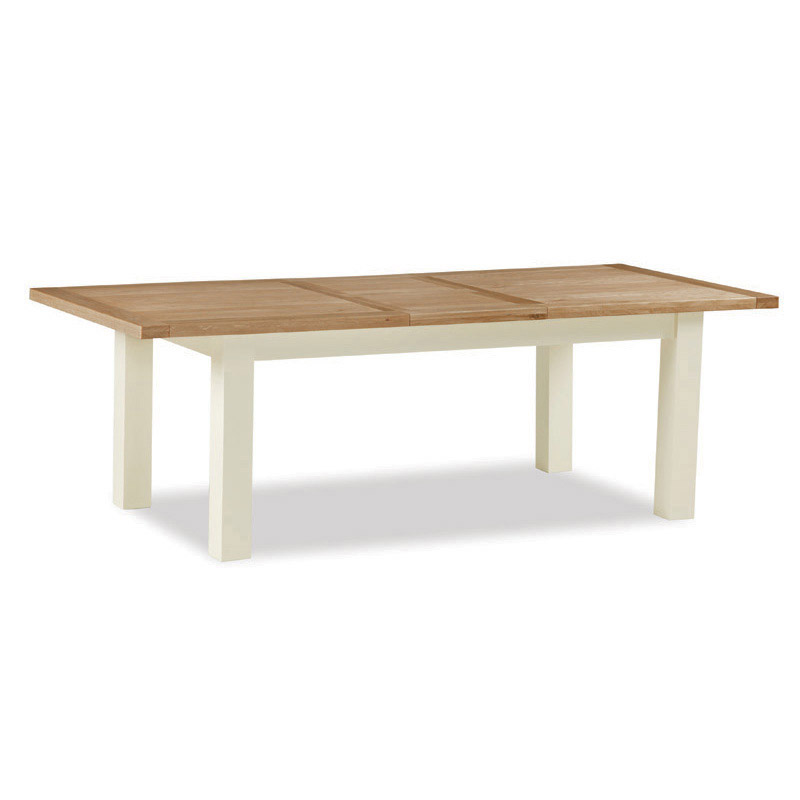 Cleve 98 Large Butterfly Extending Dining Table