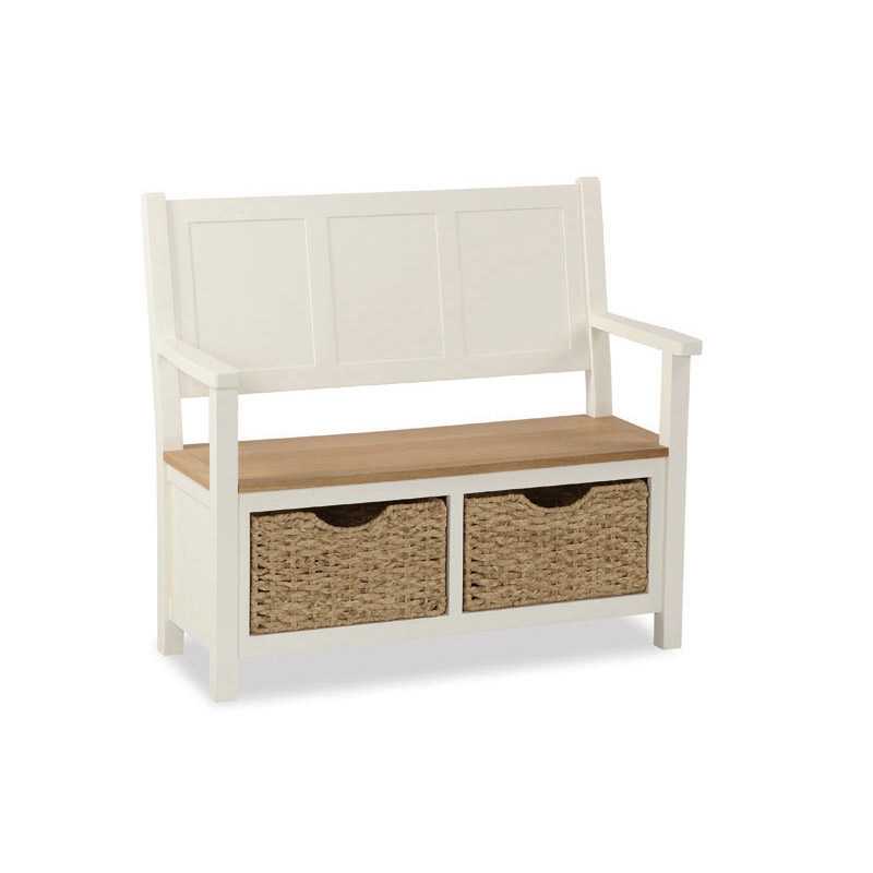 Cleve 98 Monk Bench with Basket