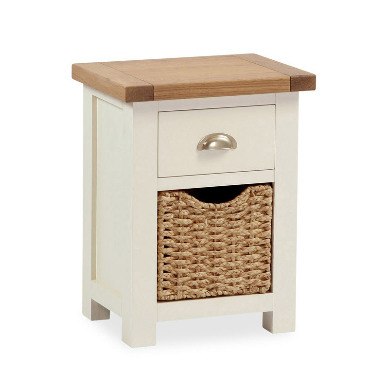 Cleve 98 Bedside Table with Basket